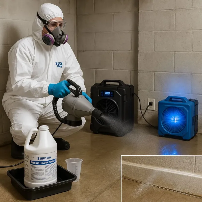 Sanitization and Odor Removal process in Wallace, NC