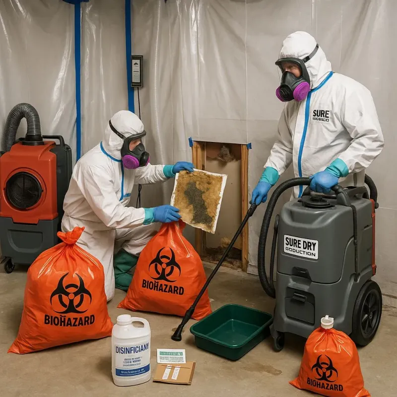 Contaminated Water Handling Protocols process in Wallace, NC