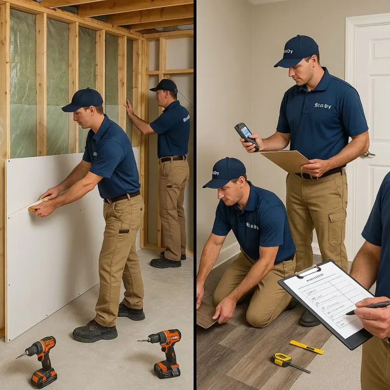Repairs and Reconstruction process in Wallace, NC