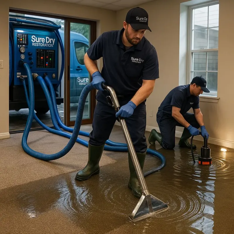 Water Extraction and Removal process in Wallace, NC